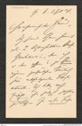 Nachlass Franz Steindachner, Brief von ? Haas an Franz Steindachner (09.06.1904), Inv.Nr. 191.03, Seite 1